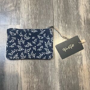 Brandy Melville John Galt Mini Floral Coin Pouch Zippered NWT Compact On The Go